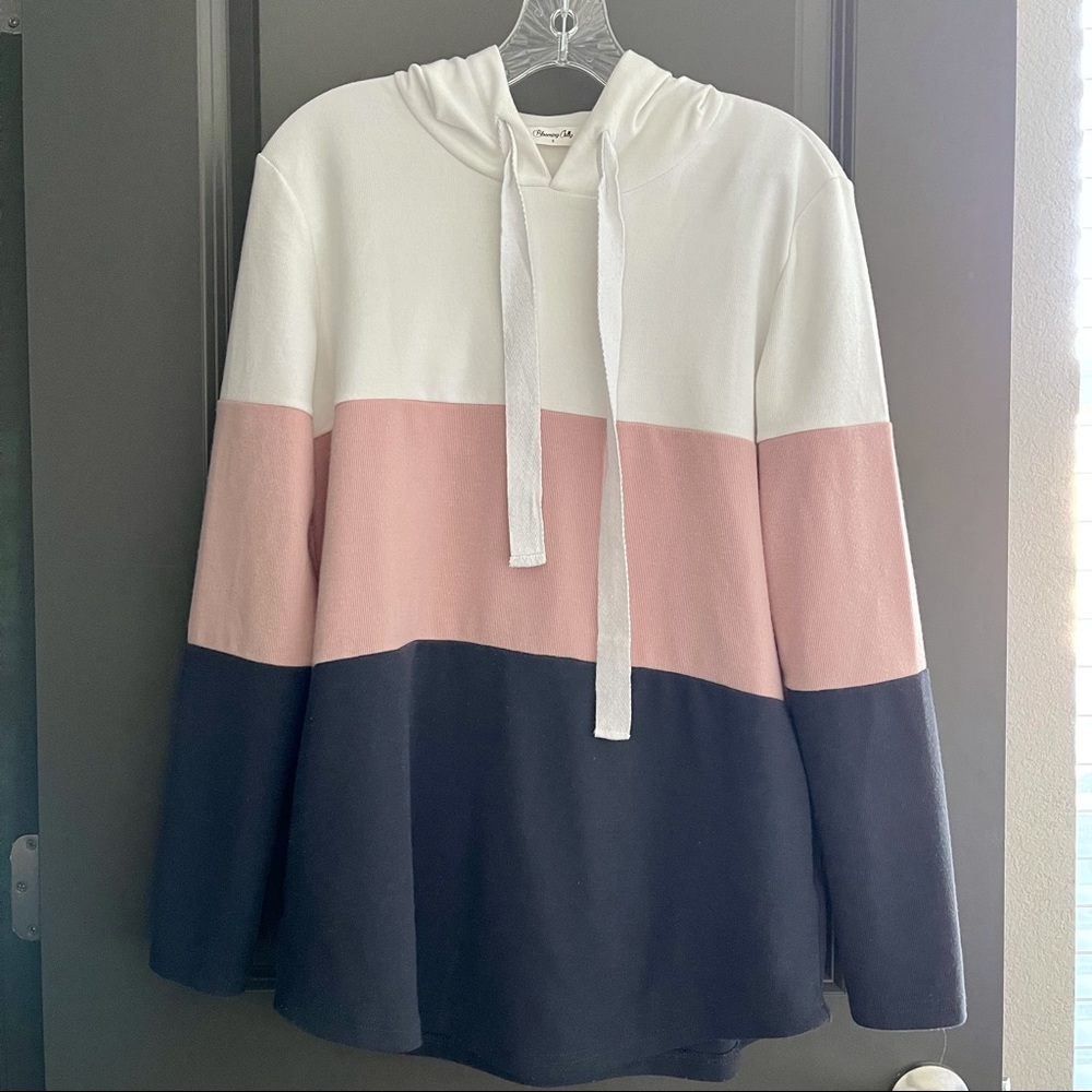 Blooming Jelly Pullover Long Sleeve Hoodie